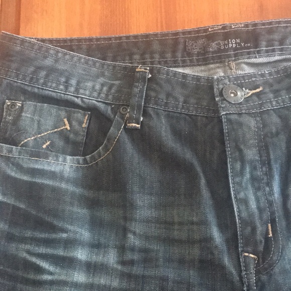 Mens Union Supply Co. Denim Jeans Size 36 - Picture 2 of 5